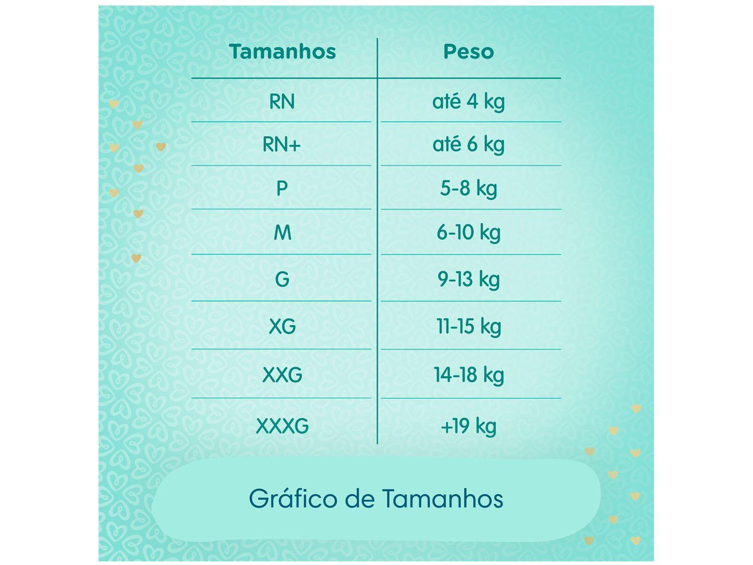 Fralda Pampers Premium Care Tam XXG 14 a 18kg 122 Unidades