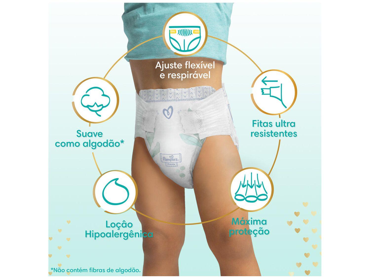 Fralda Pampers Premium Care Tam XXG 14 a 18kg 122 Unidades