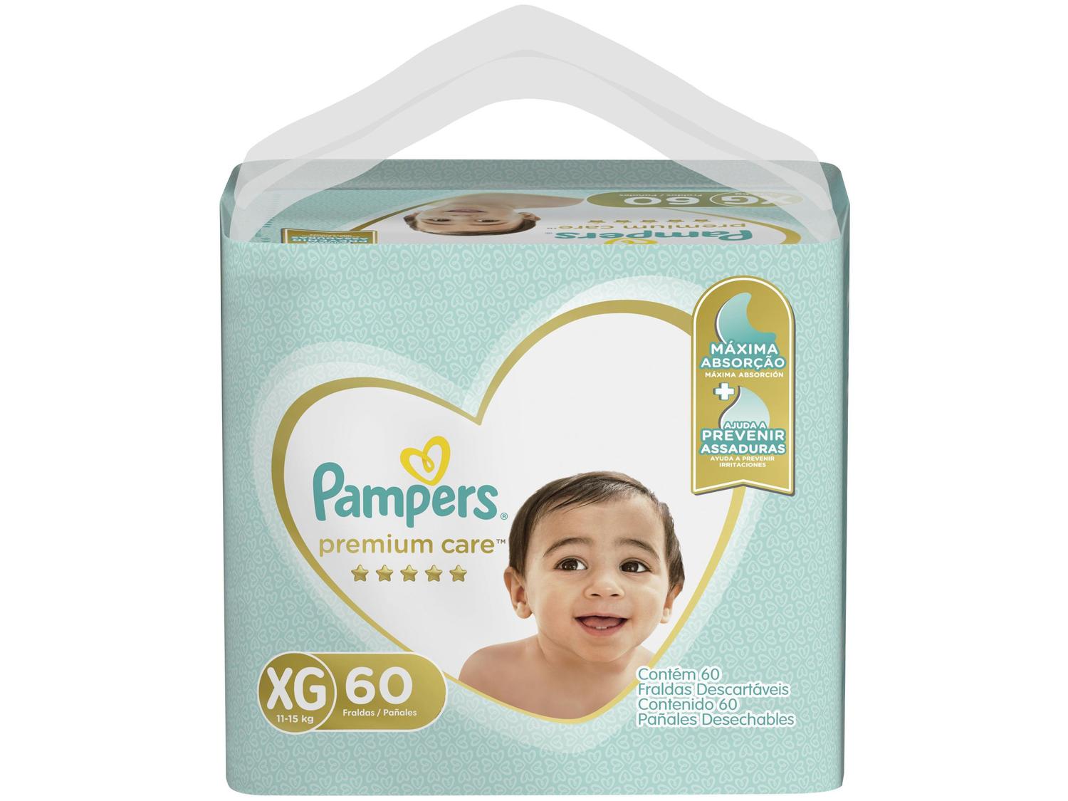 Fralda Pampers Premium Care XG 11 a 15kg