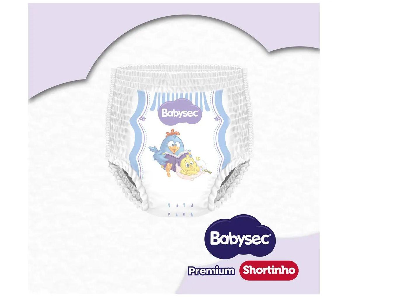 Fralda Shortinho BabySec Premium Galinha Pintadinha G 8,5 a 12kg 48 Unidades
