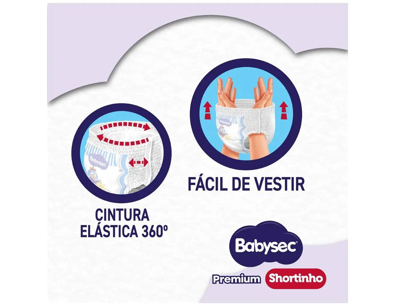 Fralda Shortinho BabySec Premium Galinha Pintadinha G 8,5 a 12kg 48 Unidades