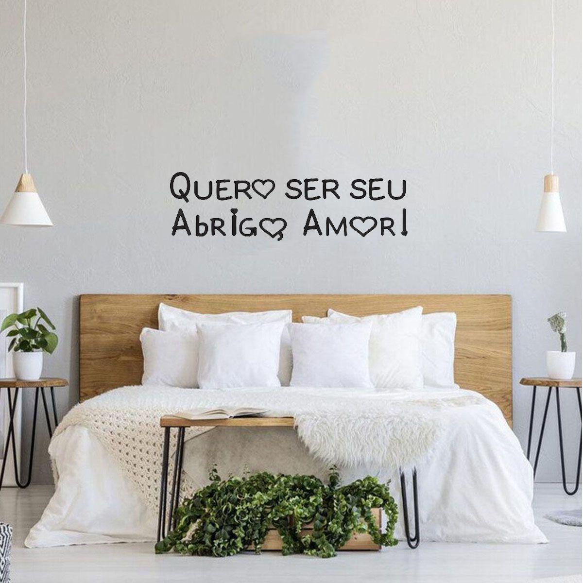 Frase de Parede Quero Ser Seu Abrigo Amor Corações MDF Decorativo Lettering  Romântico Amor Love Carinhoso - MongArte Decor - Quadro Decorativo -  Magazine Luiza