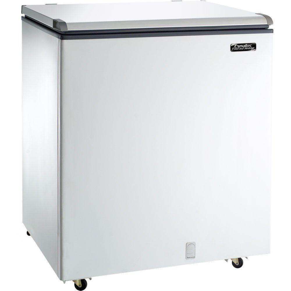 Freezer 230 Litros Esmaltec EFH250S 1 Tampa Refrigeração Industrial