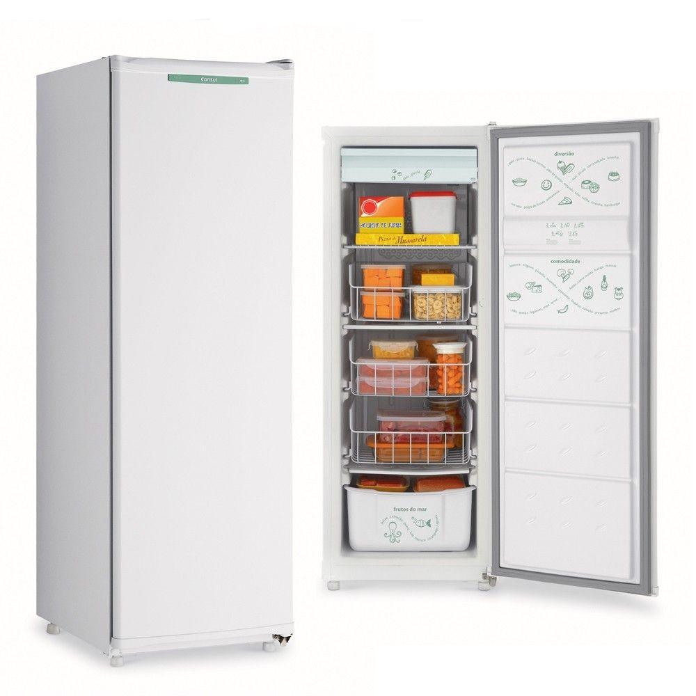 Freezer Consul 1 Porta Vertical 142L Branco 220V CVU20GB Freezer