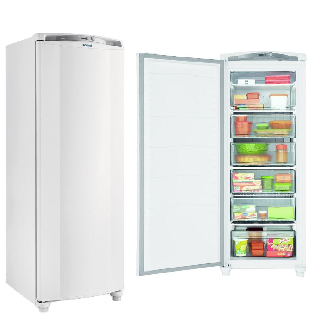 Freezer Consul 1 Porta Vertical 231 Litros Branco Cycle Defrost 220v