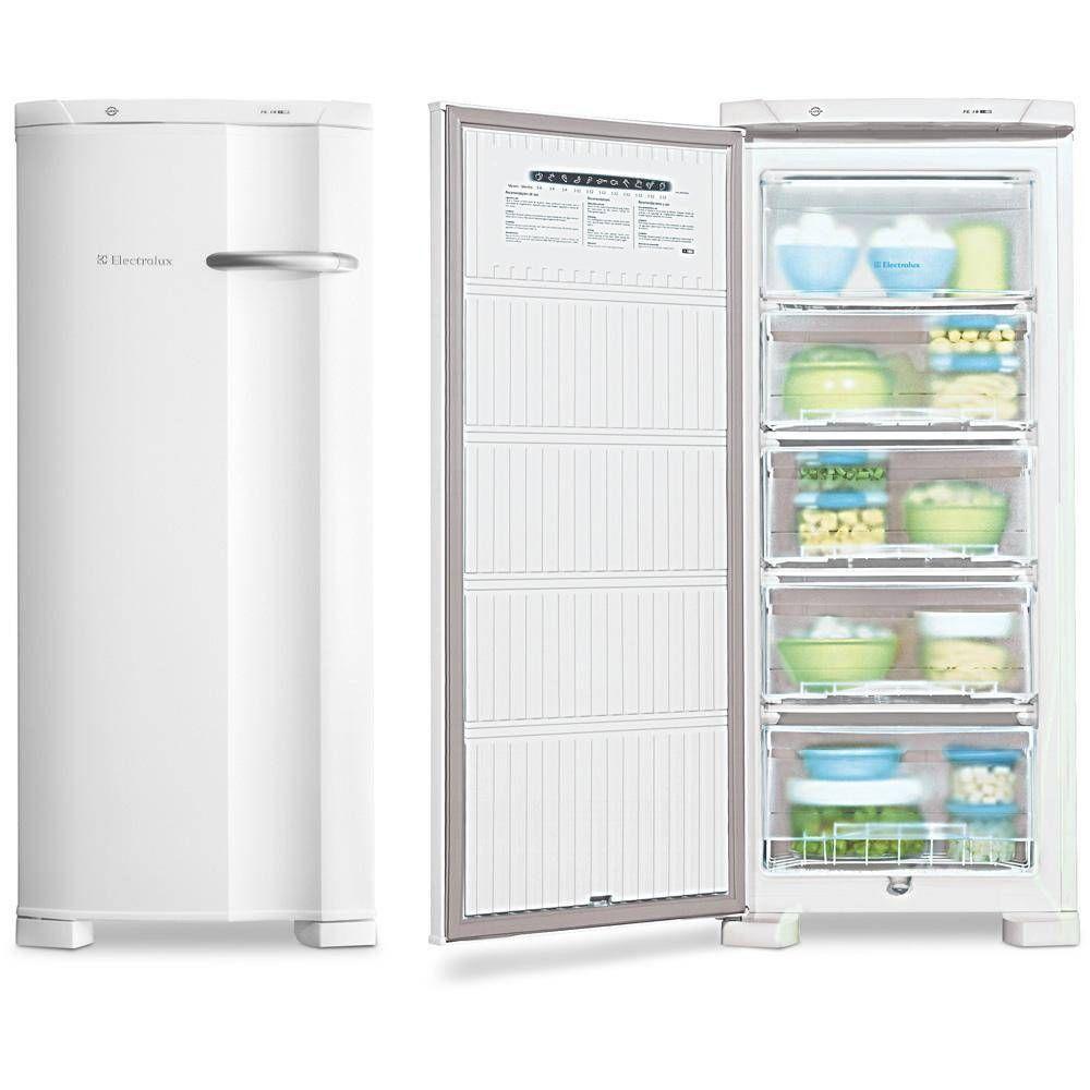 Freezer Electrolux Vertical Branco 145L 220V FE18 Freezer Industrial