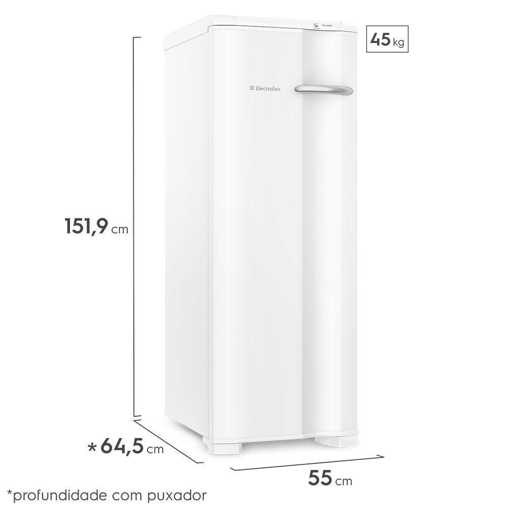 Freezer Electrolux Vertical Cycle Defrost Branco 173L 127V FE22