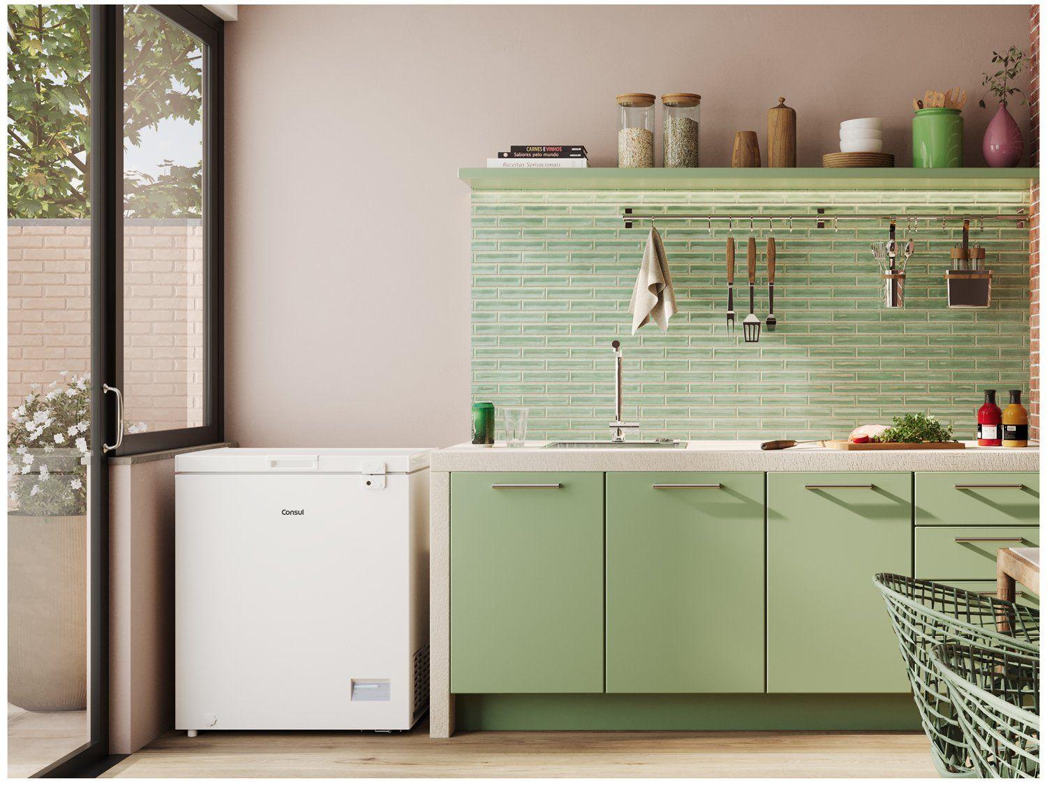 Freezer Horizontal Consul 1 Porta 142L CHA14AB CHA14ABBNA