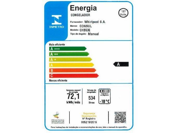 Freezer Horizontal Consul 2 Portas 534L CHB53EB CHB