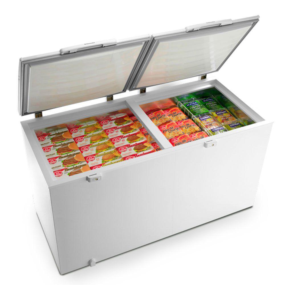 Freezer Horizontal Electrolux 385 Litros 2 Tampas H400 Freezer