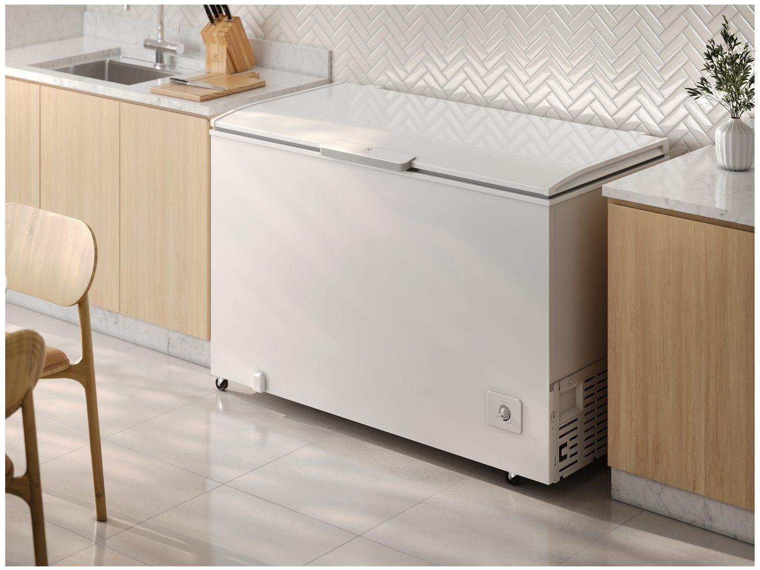 Freezer Horizontal Electrolux Cycle Defrost 1 Porta 400L Inverter