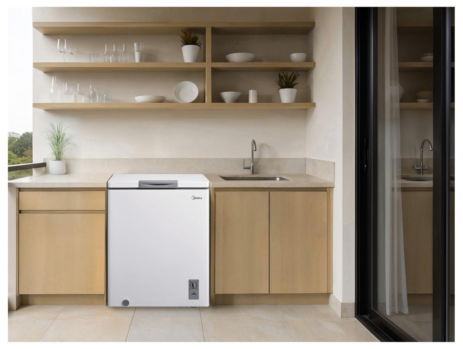 Freezer Horizontal Midea 1 Porta 142L Inverter MDRC207SFZ013