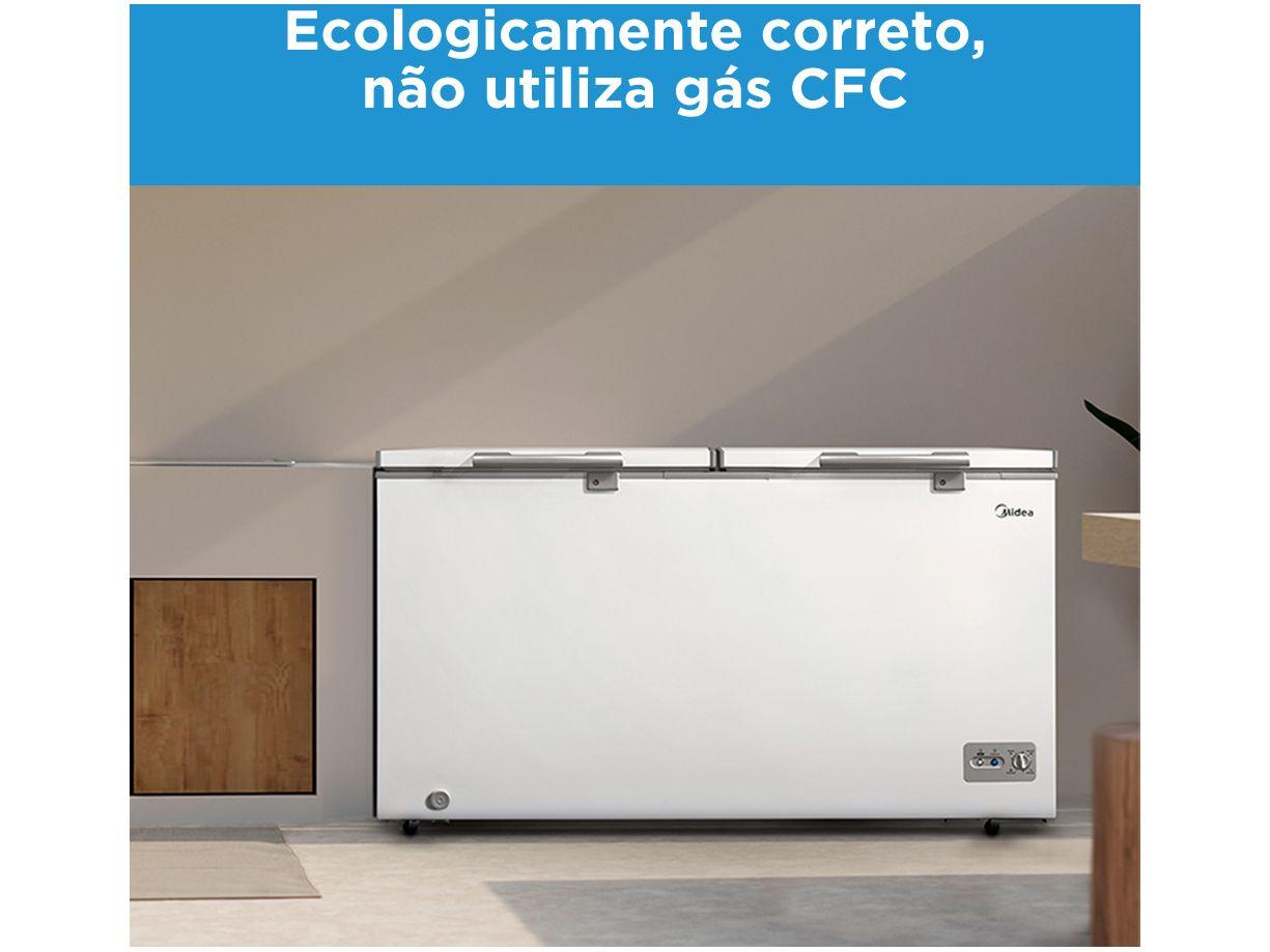 Freezer Horizontal Midea 2 Portas 362L MDRC522FZD011