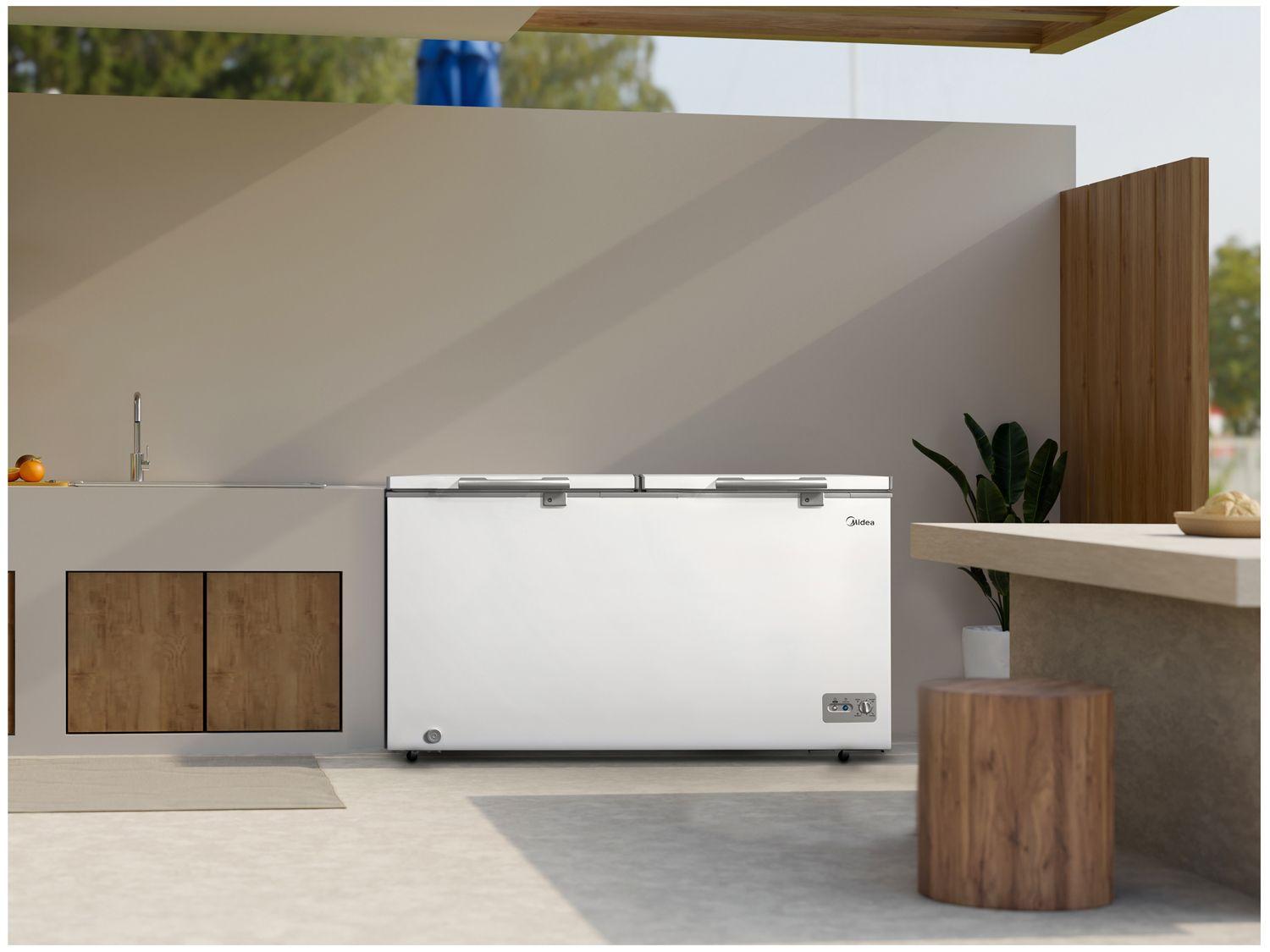 Freezer Horizontal Midea 2 Portas 362L MDRC522FZD011