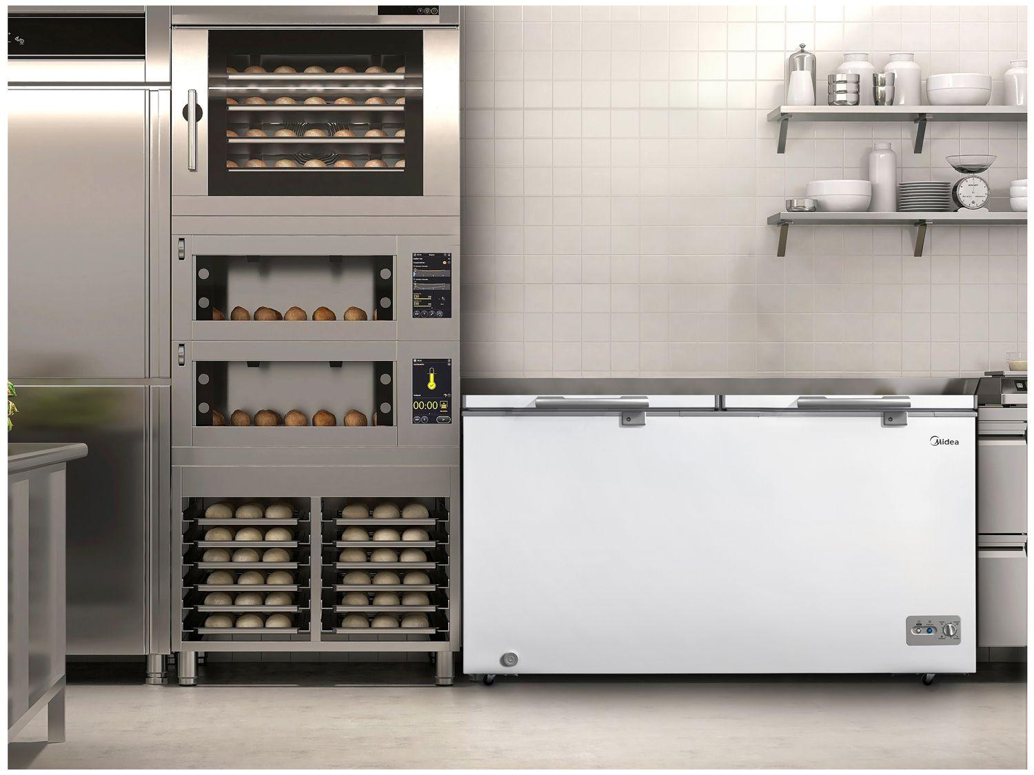 Freezer Horizontal Midea 2 Portas 362L MDRC522FZD012