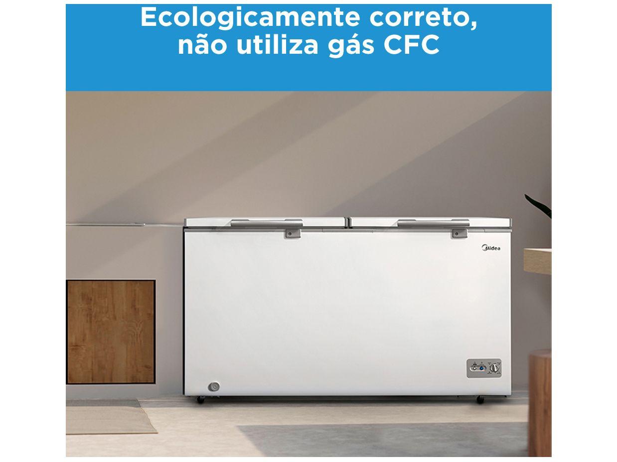 Freezer Horizontal Midea 2 Portas 362L MDRC522FZD012