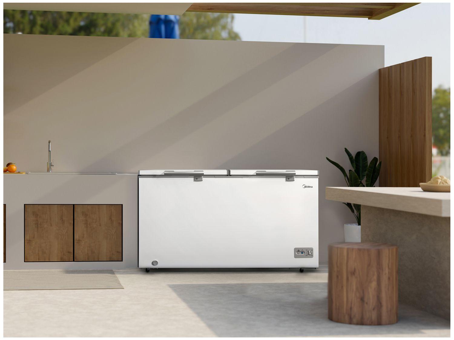 Freezer Horizontal Midea 2 Portas 362L MDRC522FZD012