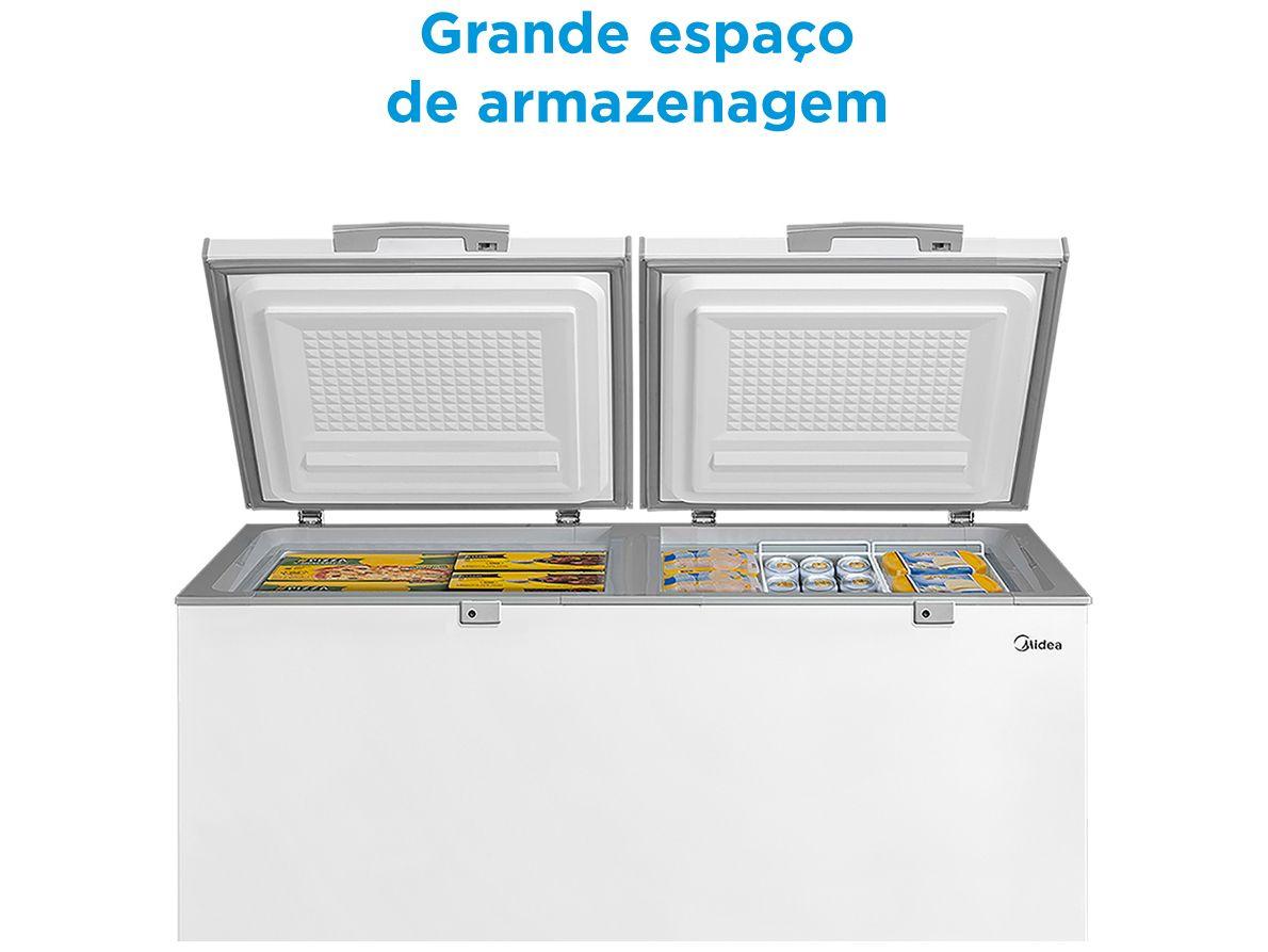 Freezer Horizontal Midea 2 Portas 362L MDRC522FZD012