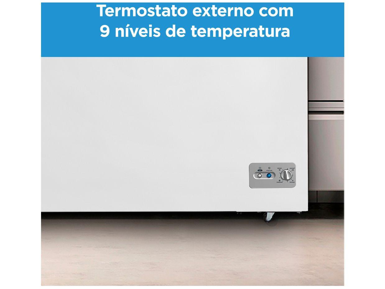 Freezer Horizontal Midea 2 Portas 362L MDRC522FZD012