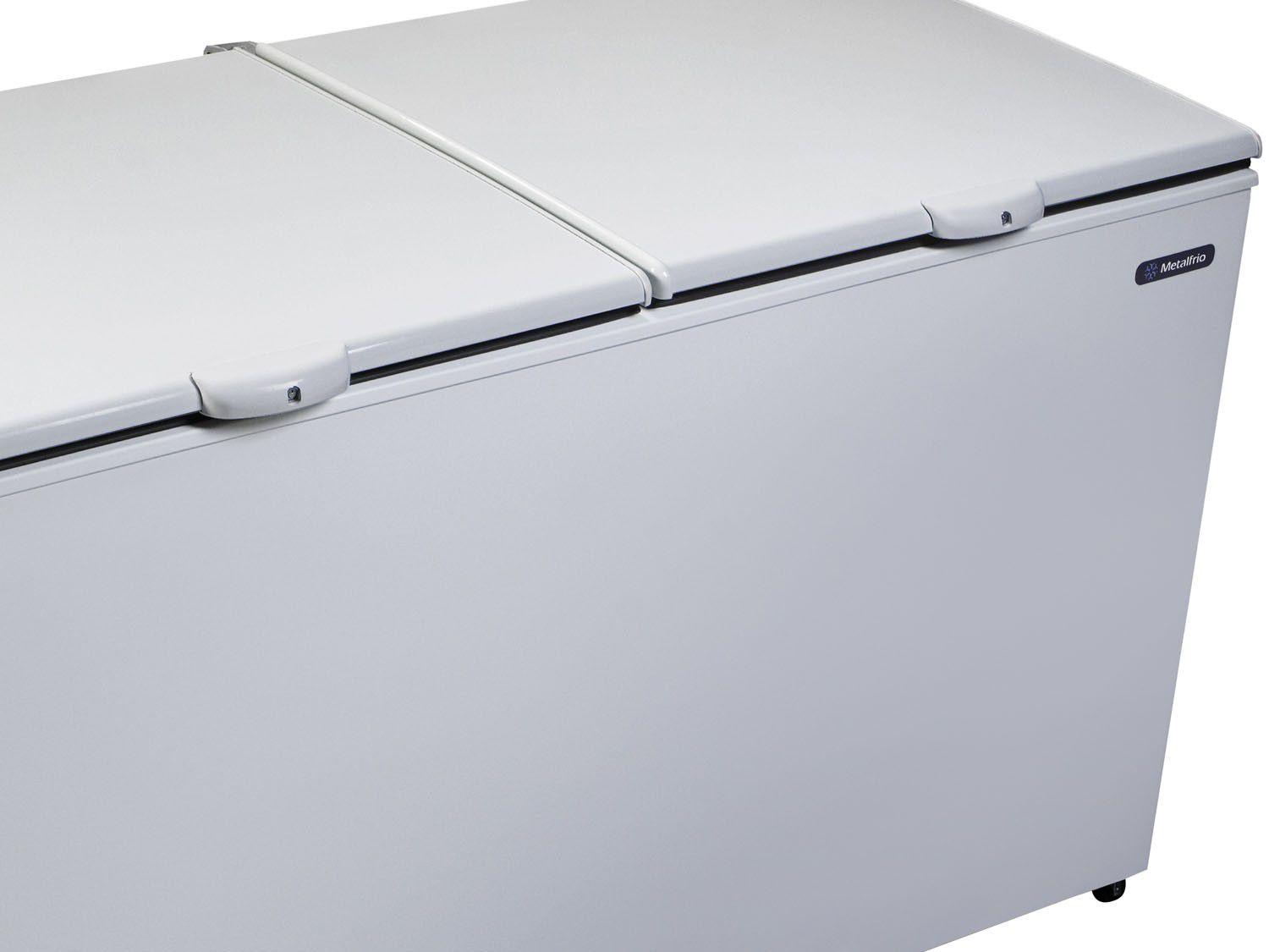 Freezer Industrial Horizontal Metalfrio 2 Portas 546L DA550 Freezer