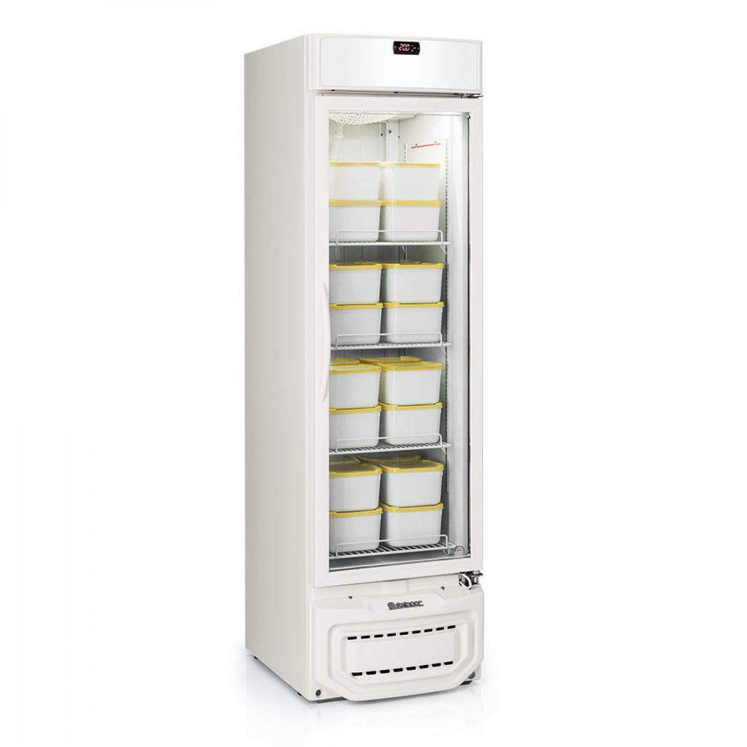 Freezer Vertical Esmeralda Porta de Vidro 315L Profissional Gelopar