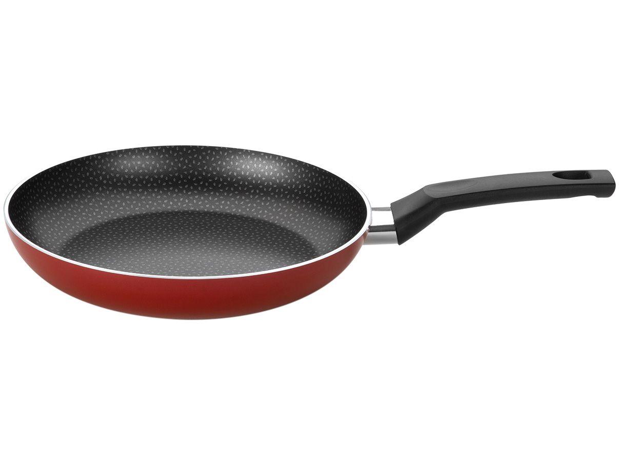 Frigideira Antiaderente Multiflon de Alumínio Amora Vermelha 28cm