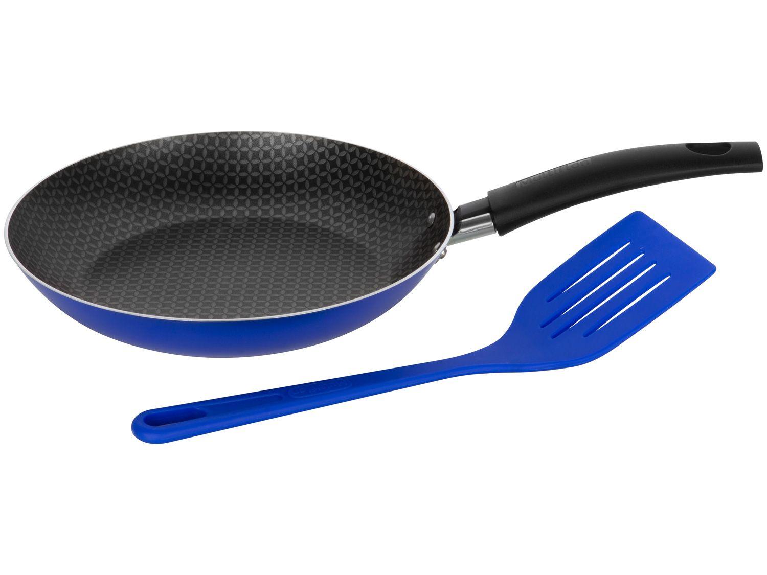 Frigideira Antiaderente Multiflon de Alumínio Color Azul 22cm com Espátula