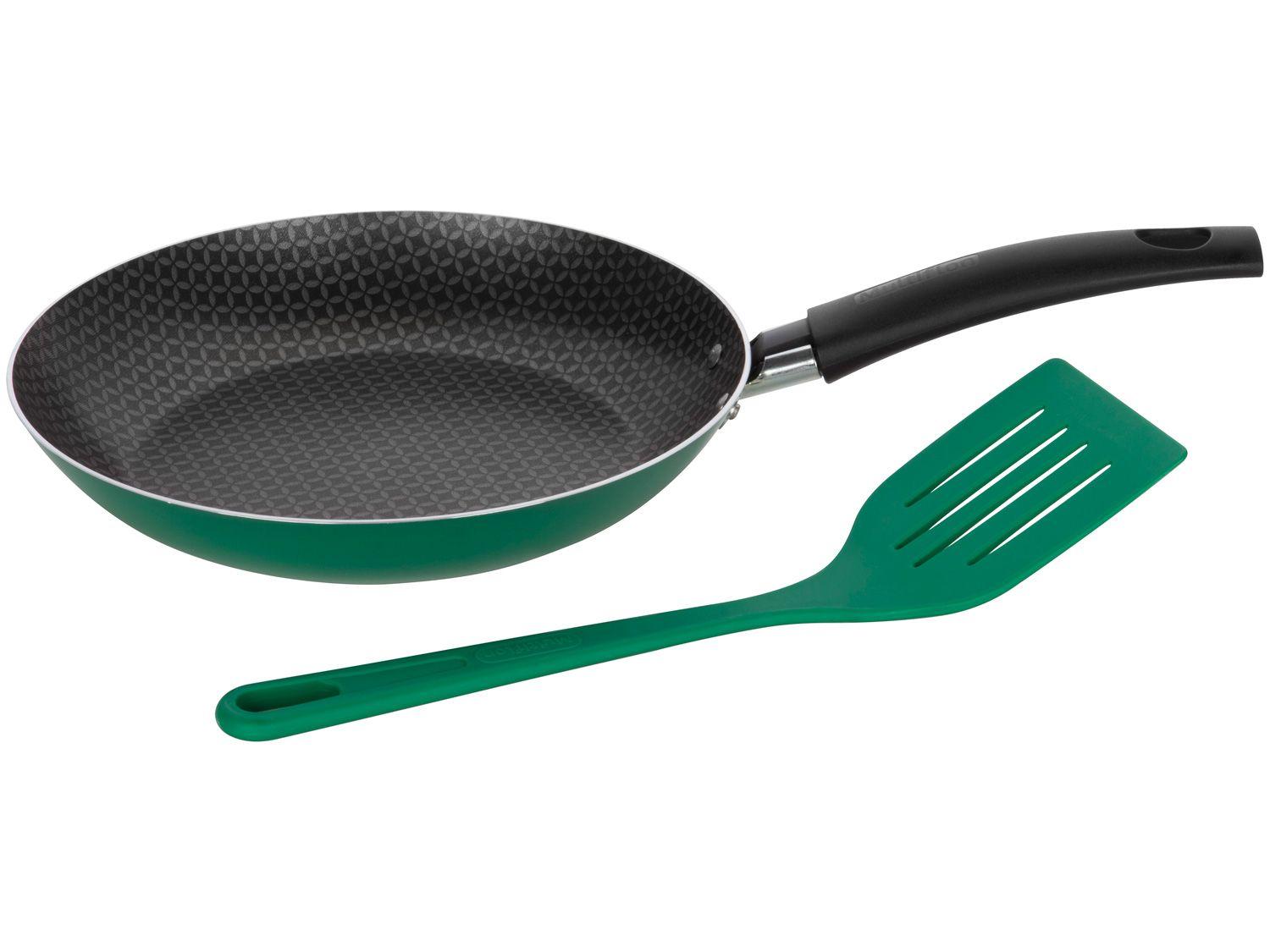 Frigideira Antiaderente Multiflon de Alumínio Color Verde 22cm com Espátula