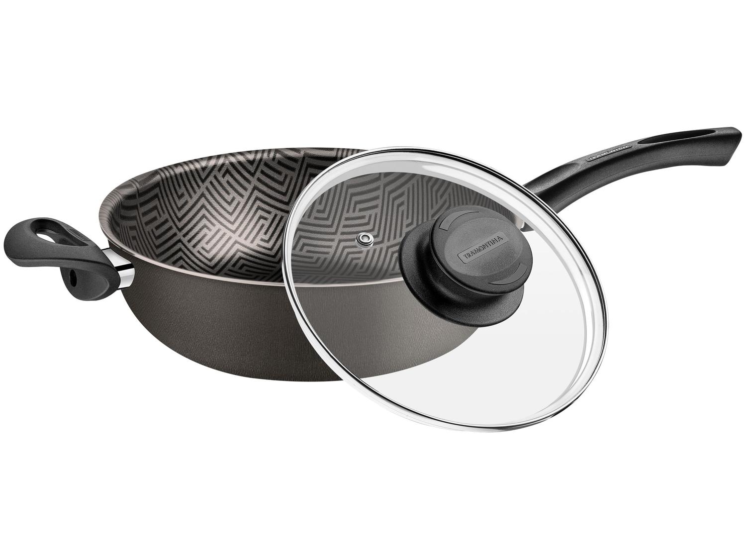 Frigideira Antiaderente Tramontina de Alumínio Paris Chumbo 24cm