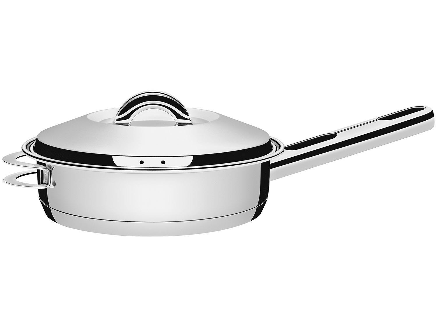 Frigideira Tramontina Fundo Triplo 28cm com Tampa Inox Solar 62500280