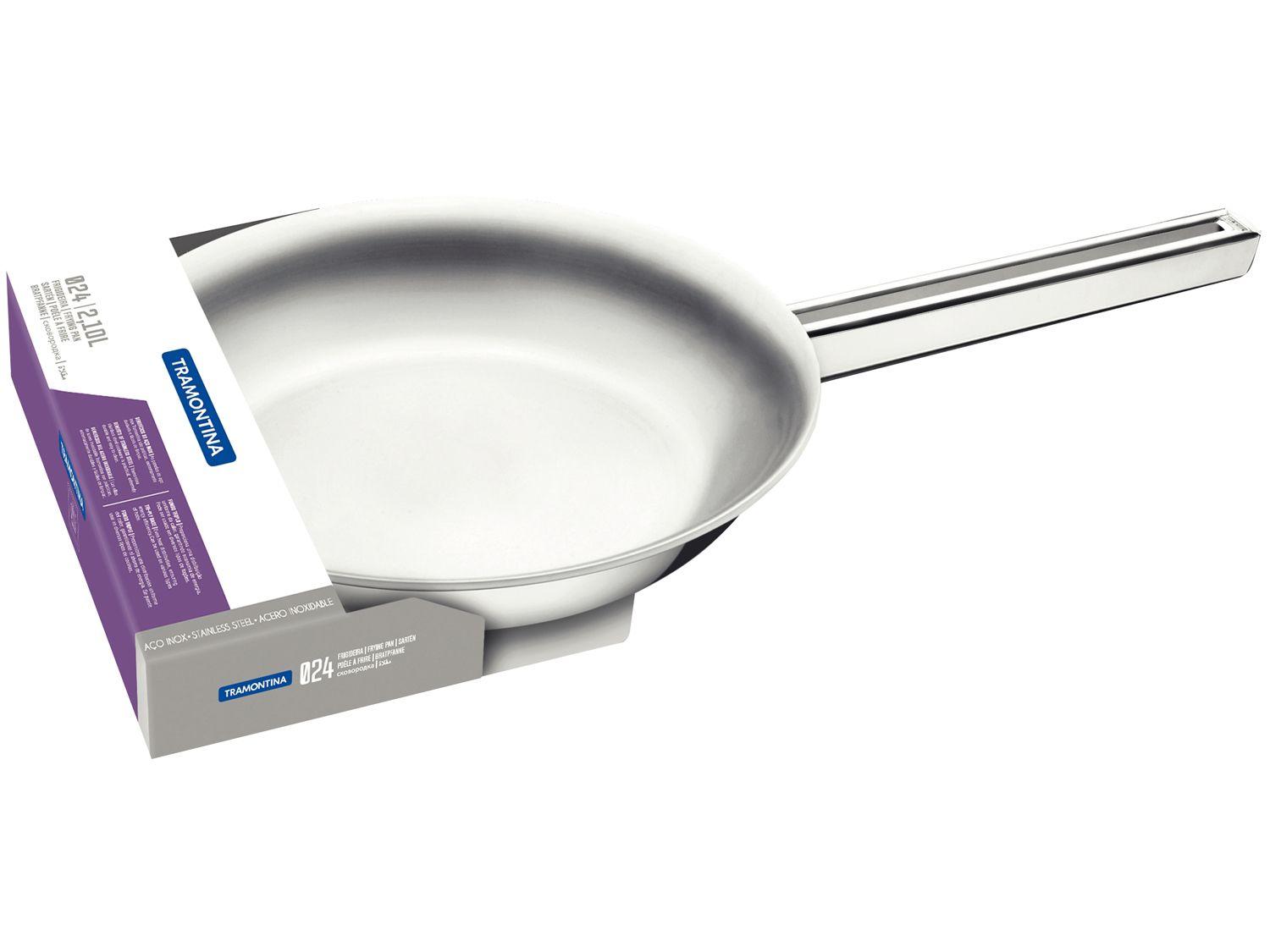 Frigideira Tramontina Inox Fundo Triplo Brava 62415240 24cm