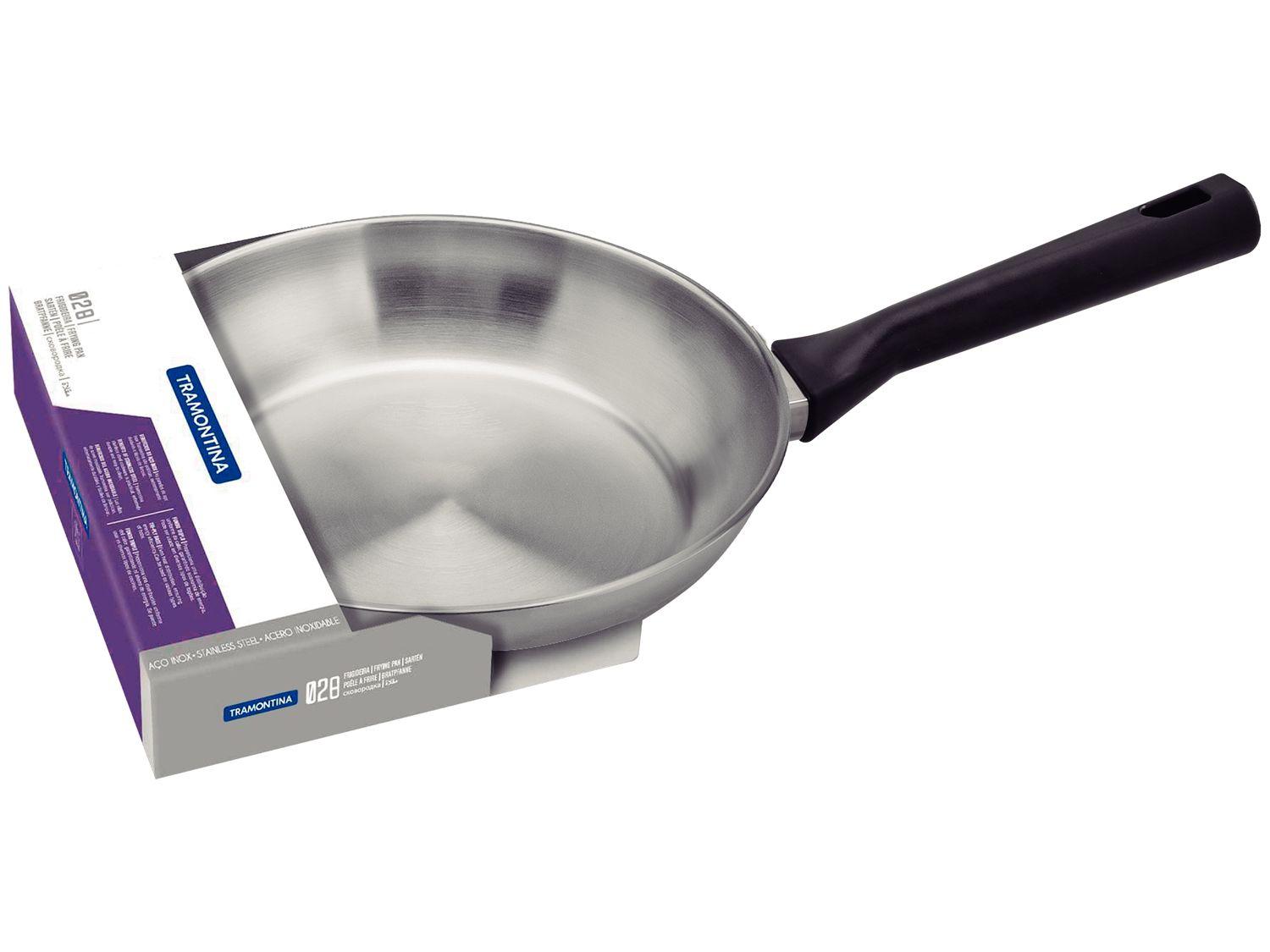 Frigideira Tramontina Inox Fundo Triplo Brava Baquelite 28cm