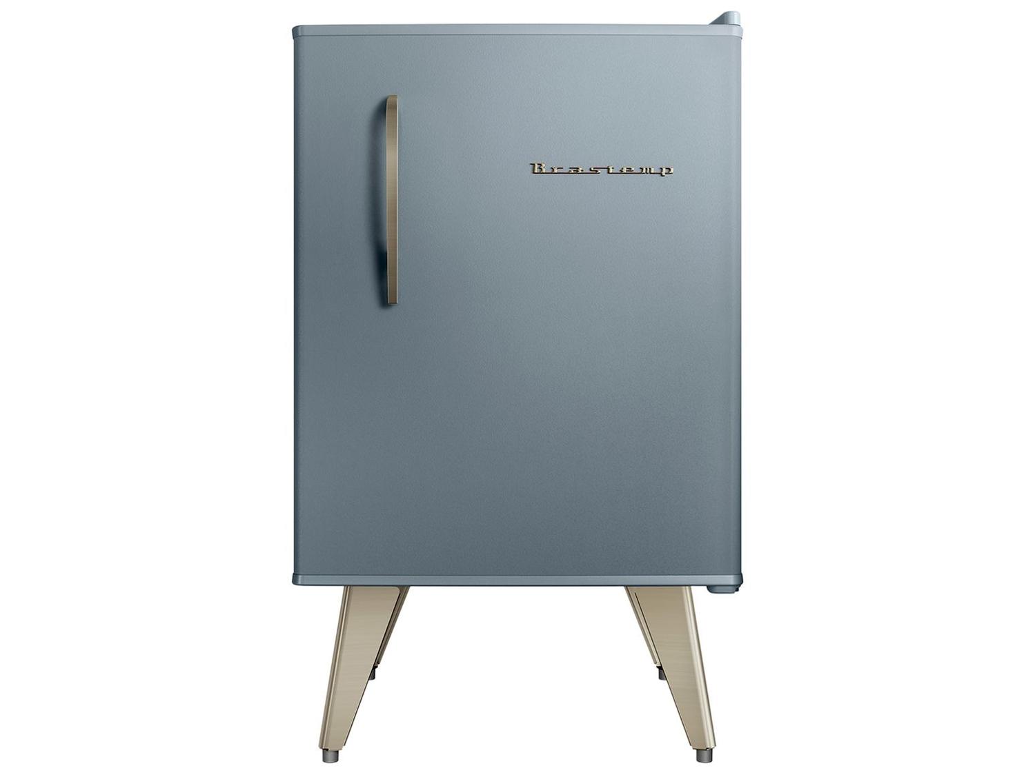 Frigobar Brastemp 76L Azul Zircônio Retrô BRA08MW