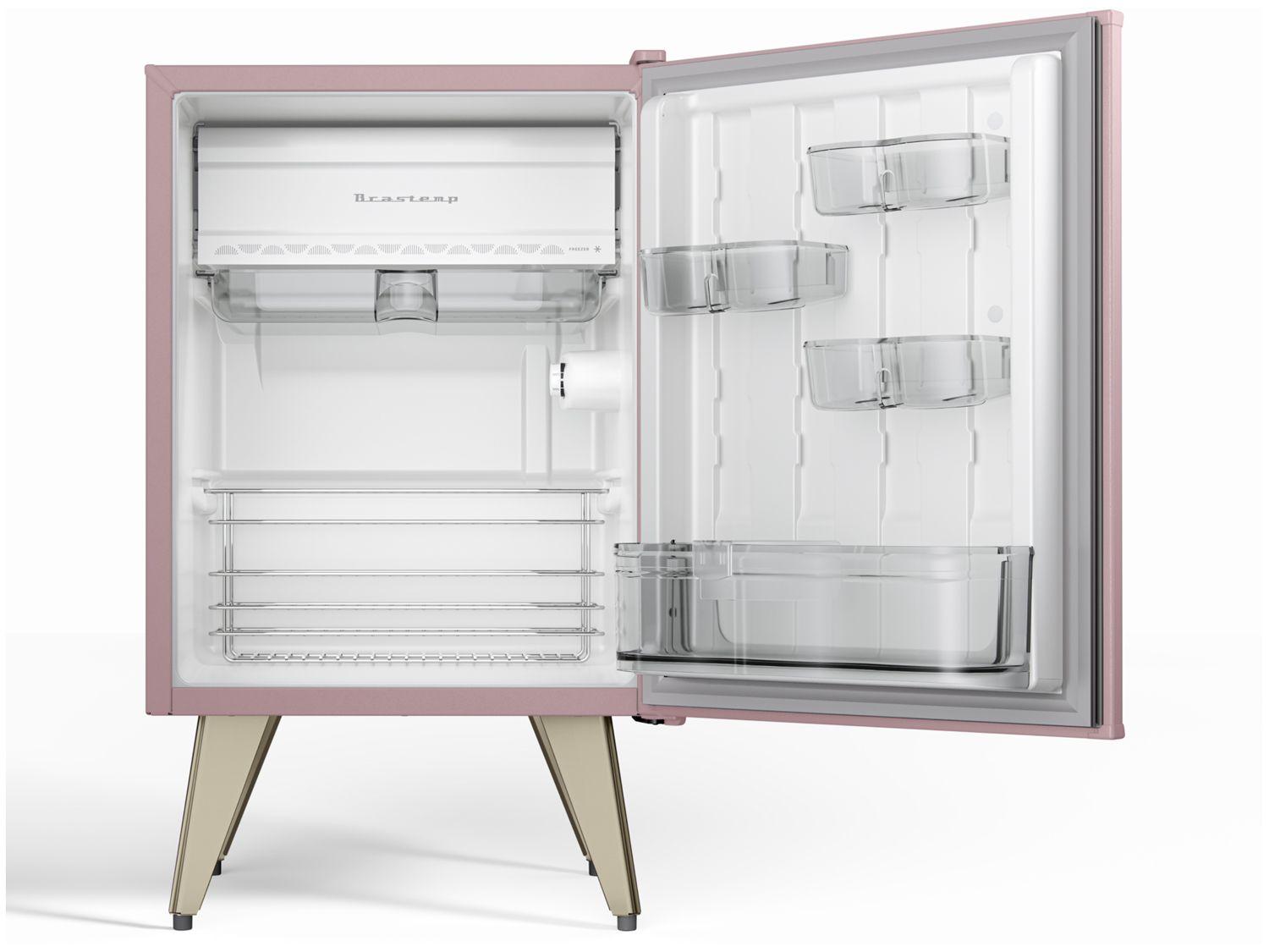 Frigobar Rosa Frigobar Brastemp 76L Rosa Retrô BRA08HO Brastemp