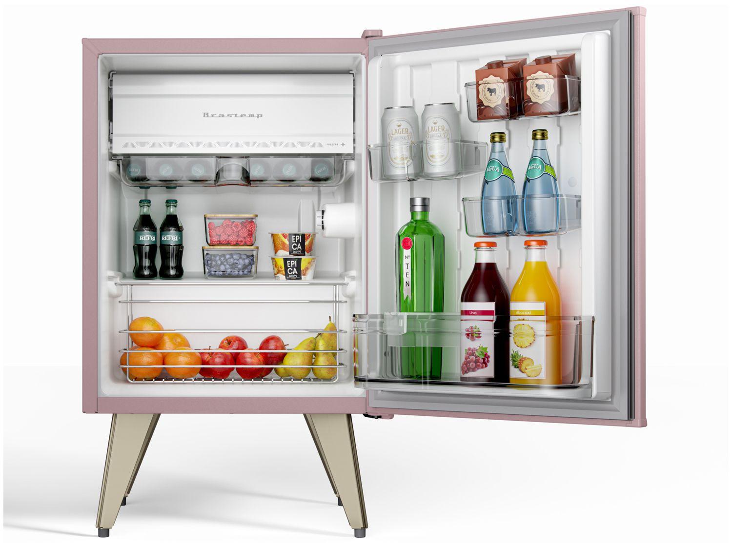 Frigobar Brastemp 76L Rosa Retrô BRA08HO