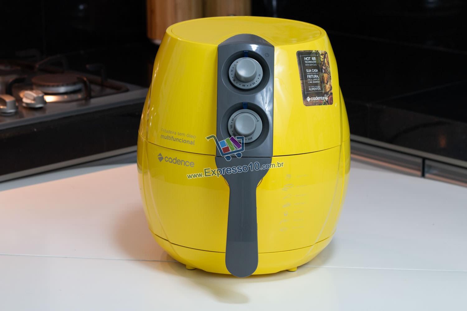 Fritadeira Air Fry Cadence Amarela FRT544 Fritadeira sem Óleo / Air