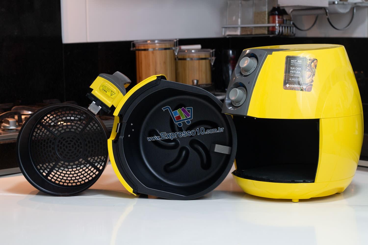 Fritadeira Air Fry Cadence Amarela FRT544 Fritadeira sem Óleo / Air