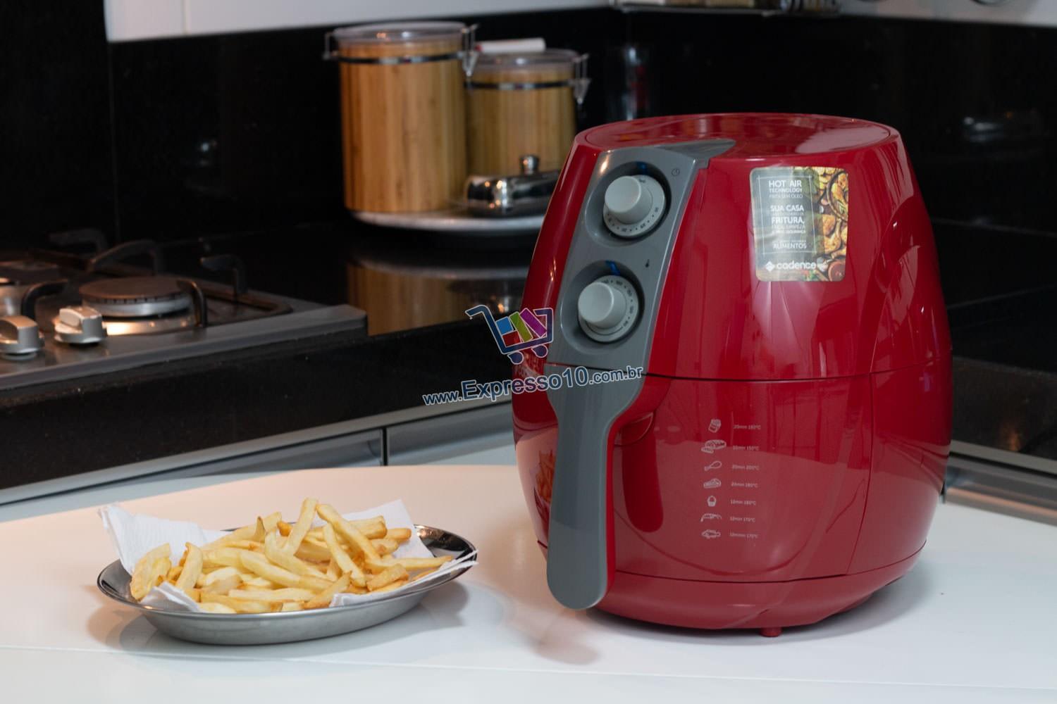 Fritadeira Air Fry Cadence Vermelha FRT541 Fritadeira sem Óleo / Air