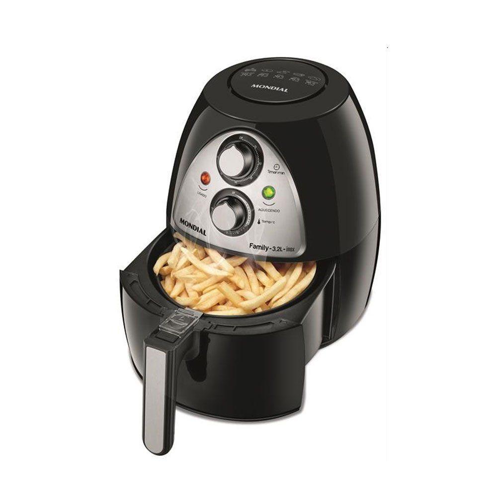 Fritadeira Air Fryer Mondial 3.2 Litros NAF03 Fritadeira Elétrica e