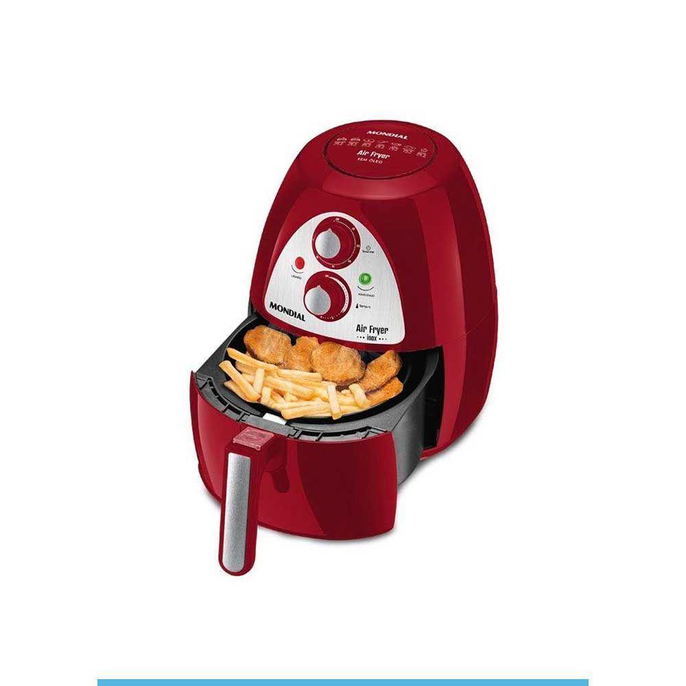 Fritadeira Air Fryer Mondial Inox Red Premium AF14 Vermelho