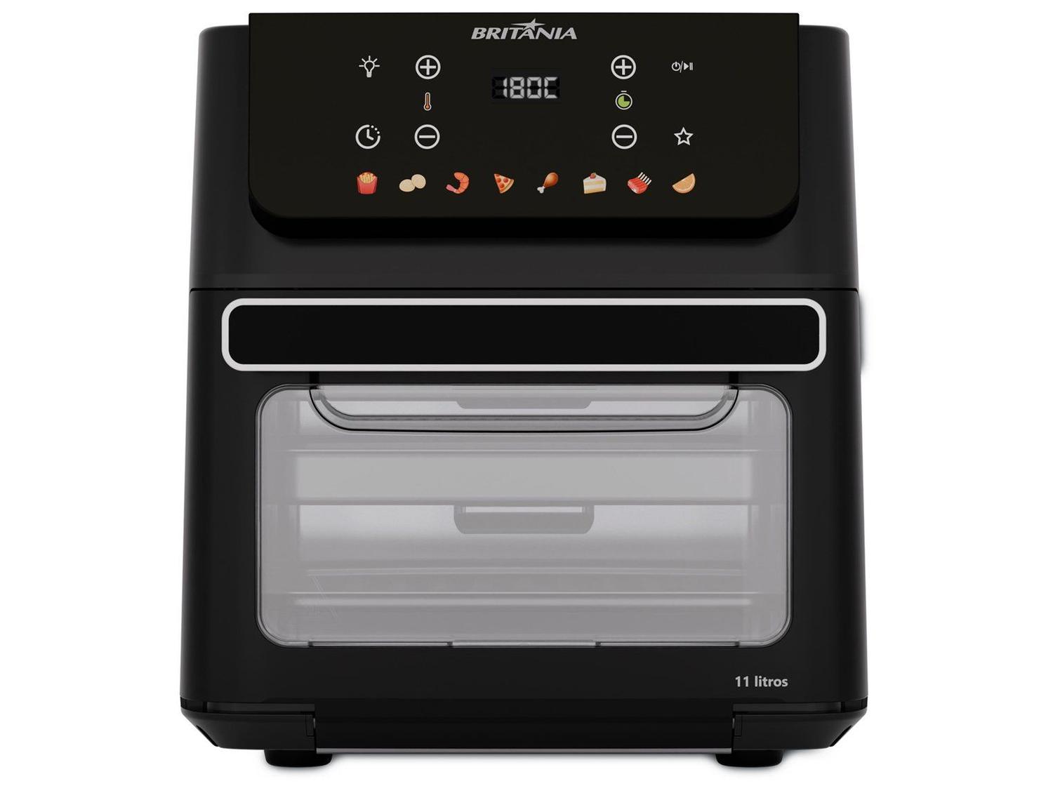 Fritadeira Air Fryer Oven Britânia BAF11 11L Preto Fosco