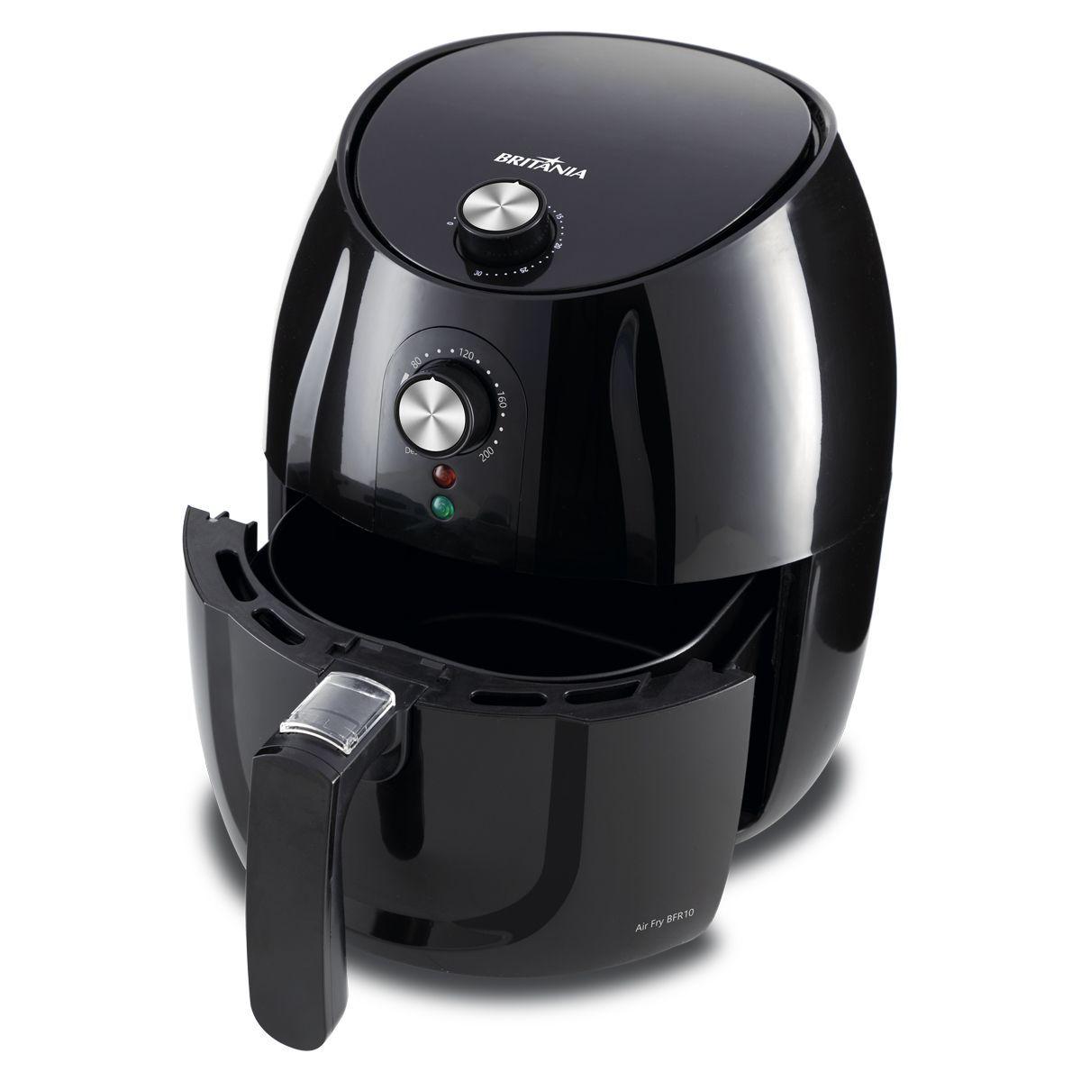 Fritadeira Britânia Air Fry 3,5L Sem óleo BFR10P Fritadeira sem Óleo / Air Fryer Magazine Luiza