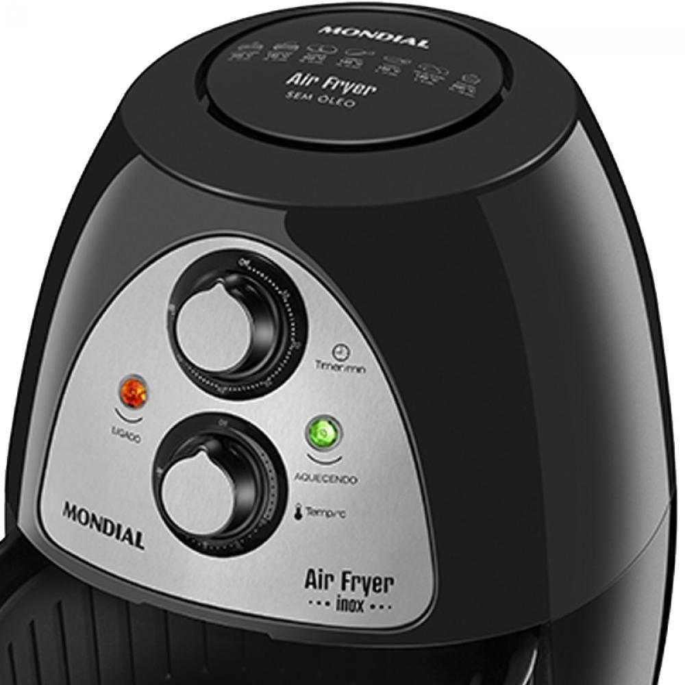 Fritadeira Elétrica Air Fryer Mondial NAF03I 3,2L Timer Fritadeira