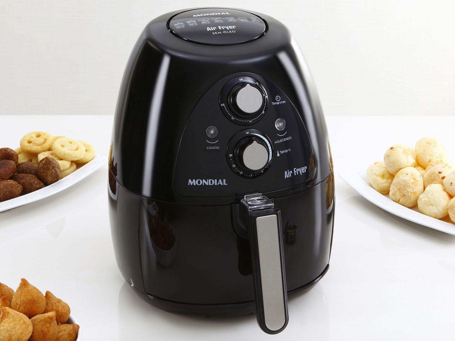 Fritadeira Elétrica Air Fryer/Sem Óleo Mondial AF05 2,7L Timer