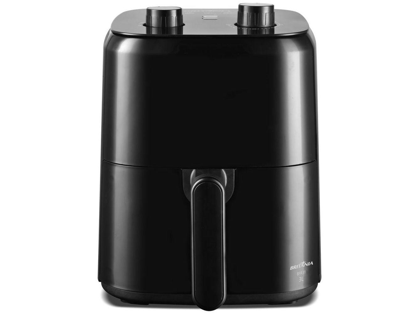 Fritadeira Elétrica sem Óleo/Air Fryer Britânia BFR31 Preto com Timer 3L
