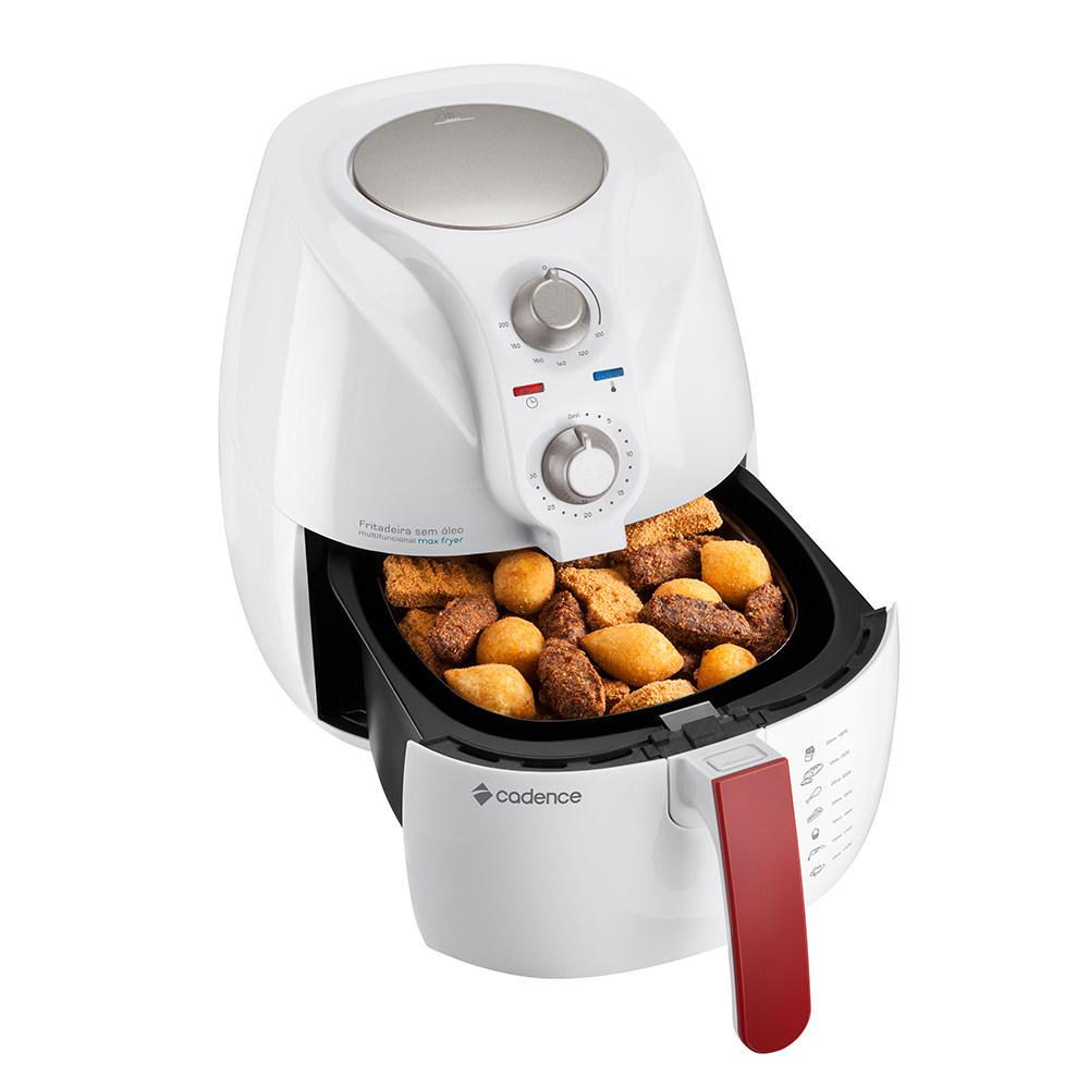 Fritadeira Elétrica Sem Óleo/Air Fryer Cadence Max Fryer FRT520 Branca