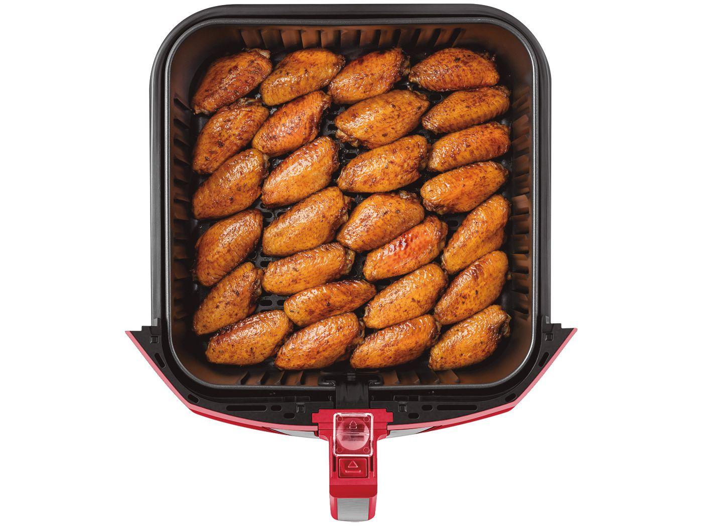 Fritadeira air fryer 8 litros vermelha