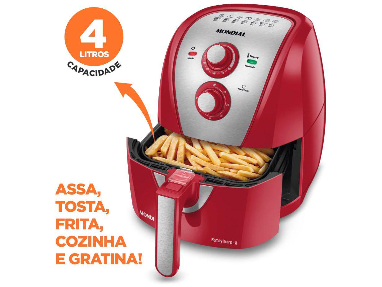 Fritadeira Elétrica sem Óleo/Air Fryer Mondial Family AFN40RI