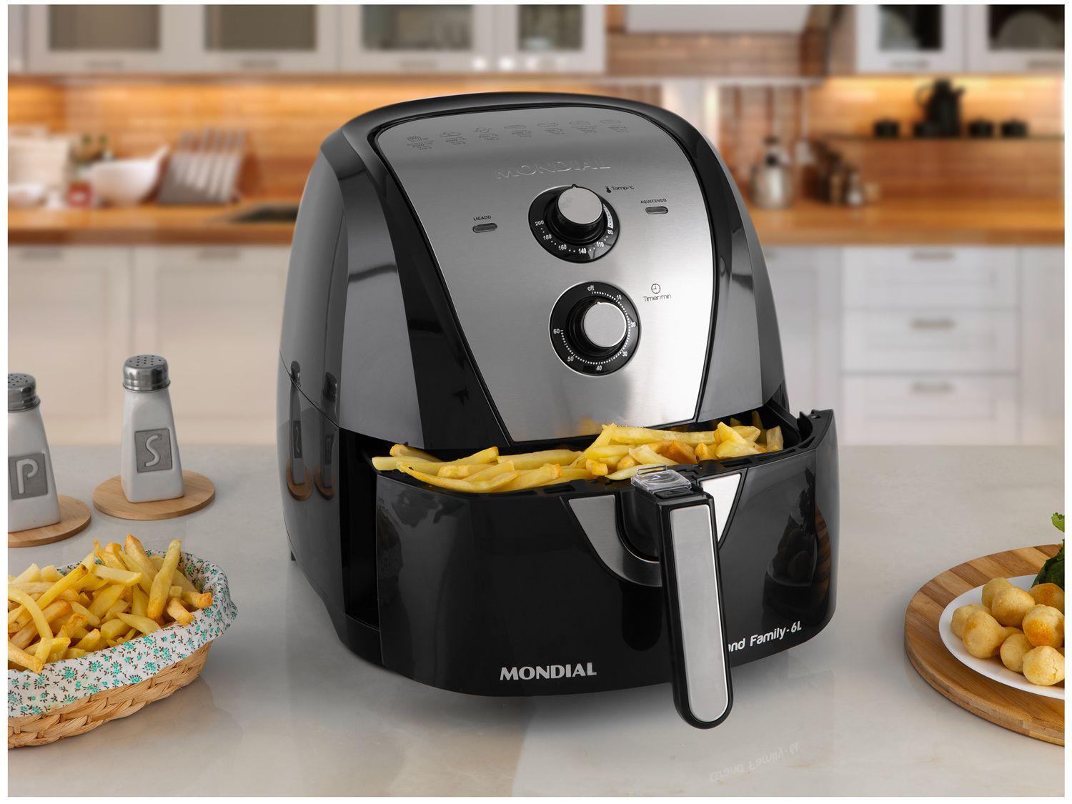Fritadeira Elétrica sem Óleo/Air Fryer Mondial Grand Family AFN60BI