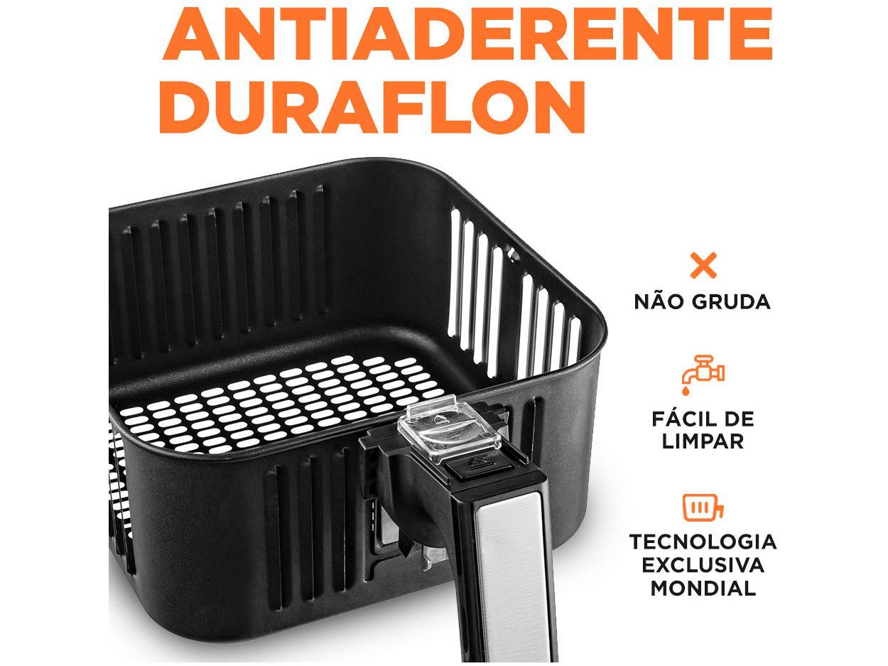 Fritadeira Elétrica sem Óleo/Air Fryer Mondial Grand Family Inox AFN50